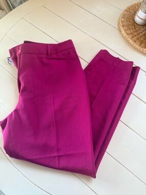 Reiss Hot Pink Women's Tailored Trousers